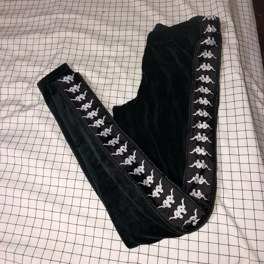 Women’s kappa velour leggings (BLACK)